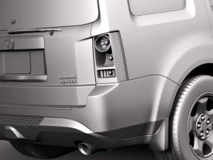 Honda Pilot 2014 3D Model