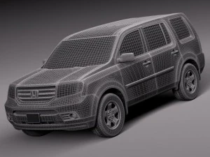 Honda Pilot 2014 3D Model