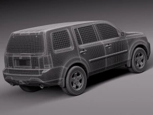 Honda Pilot 2014 3D Model