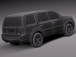 Honda Pilot 2014 3D Model