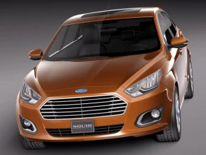 Эскорт 2015 3D Модель