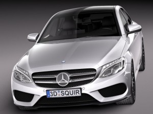 Mercedes-Benz C-class W205 2015 Sedan Modelo 3D