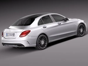 Mercedes-Benz C-class W205 2015 Sedan 3D Model