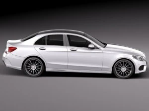 Mercedes-Benz C-class W205 2015 Sedan 3D Model