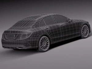 Mercedes-Benz C-class W205 2015 Sedan 3D Model