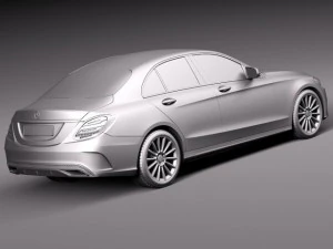 Mercedes-Benz C-class W205 2015 Sedan 3D Model