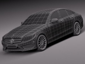 Mercedes-Benz C-class W205 2015 Sedan Modelo 3D