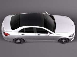 Mercedes-Benz C-class W205 2015 Sedan Modelo 3D