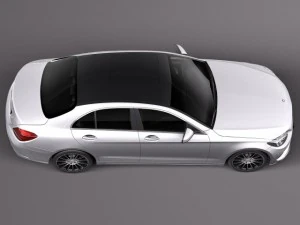 Mercedes-Benz C-class W205 2015 Sedan 3D Model