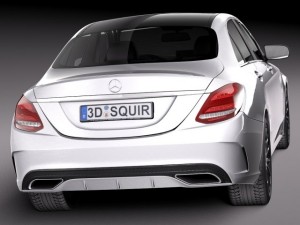 Mercedes-Benz C-class W205 2015 Sedan Modelo 3D