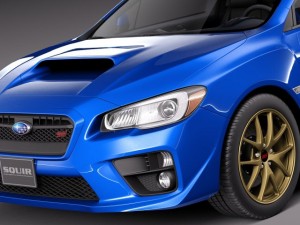 Subaru Impreza WRX STI 2015 3D-Modell