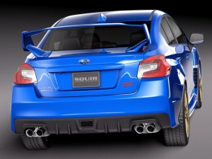 Subaru Impreza WRX STI 2015 3D-Modell