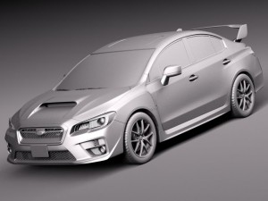 Subaru Impreza WRX STI 2015 3D-Modell