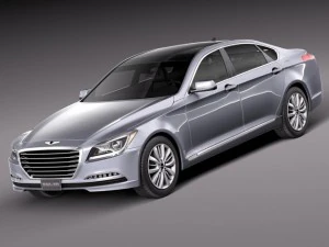 Hyundai Genesis 2015 Model 3D