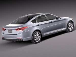 Hyundai Genesis 2015 3D Модель