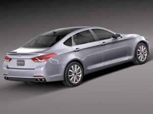 Hyundai Genesis 2015 3D Model