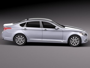 Hyundai Genesis 2015 3D Модель