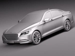 Hyundai Genesis 2015 3D Model