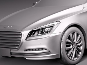 Hyundai Genesis 2015 3D Модель