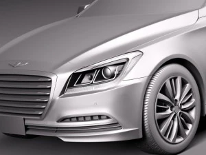 Hyundai Genesis 2015 3D Model