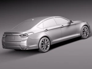 Hyundai Genesis 2015 3D Model