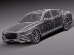 Hyundai Genesis 2015 3D Model