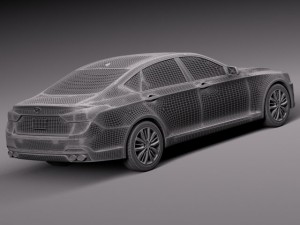 Hyundai Genesis 2015 3D Модель