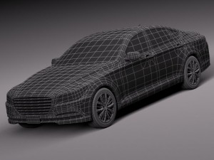 Hyundai Genesis 2015 3D Модель
