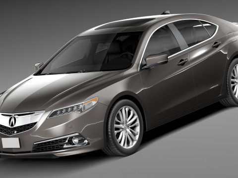 Acura TLX 2015 Model 3D