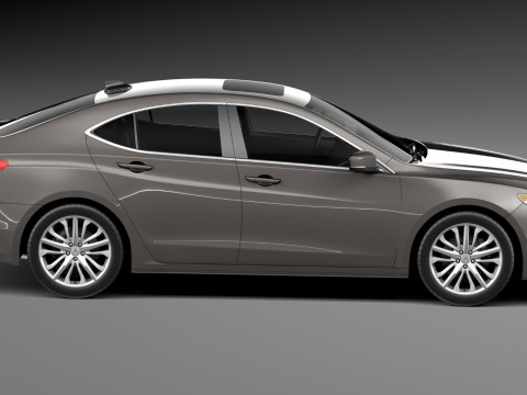 Acura TLX 2015 3D Model