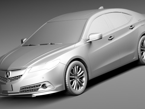 Acura TLX 2015 3D Model
