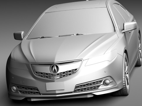 Acura TLX 2015 3D Model