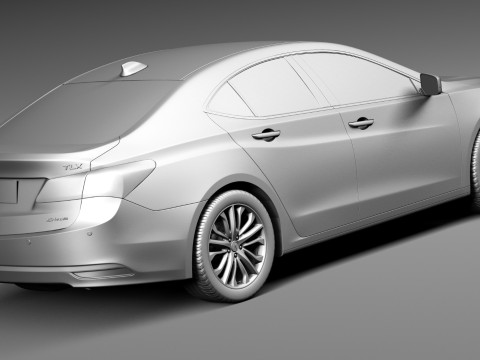 Acura TLX 2015 3D Model