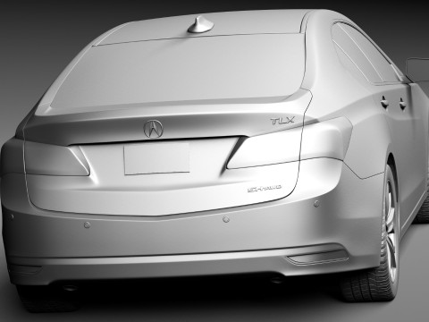 Acura TLX 2015 3D Model