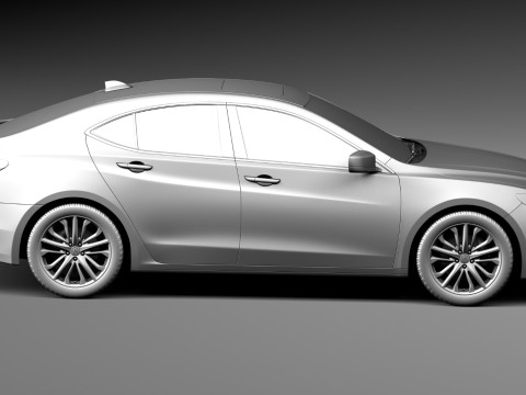 Acura TLX 2015 3D Model