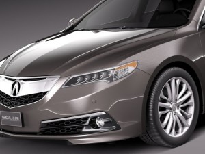 Acura TLX 2015 Modèle 3D