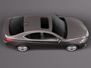 Acura TLX 2015 Modèle 3D
