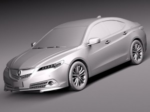 Acura TLX 2015 Modèle 3D