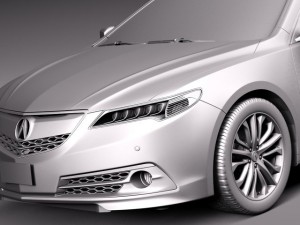Acura TLX 2015 Modèle 3D