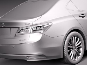 Acura TLX 2015 Modèle 3D