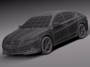 Acura TLX 2015 Modèle 3D
