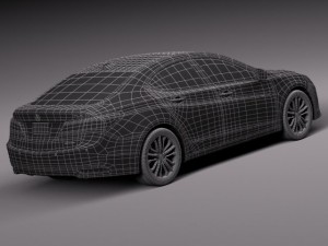 Acura TLX 2015 Modèle 3D