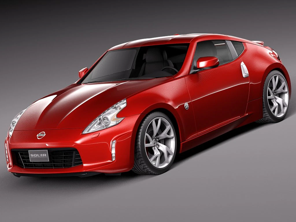 Nissan 370Z 2015 3D Model .c4d .max .obj .3ds .fbx .stl .blend 