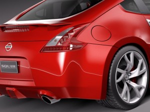 Nissan 370Z 2015 3D-Modell