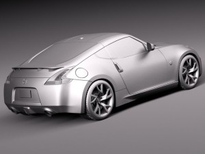 Nissan 370Z 2015 3D-Modell