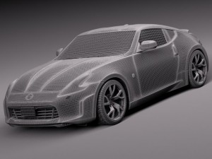 Nissan 370Z 2015 3D-Modell