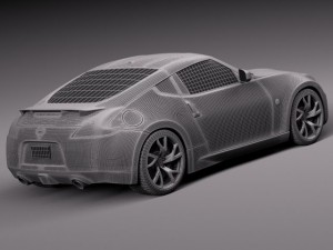 Nissan 370Z 2015 3D-Modell