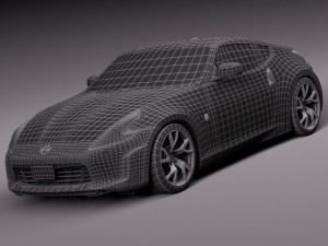 Nissan 370Z 2015 3D-Modell