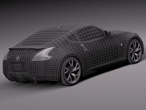 Nissan 370Z 2015 3D-Modell