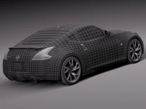 Nissan 370Z 2015 3D Model